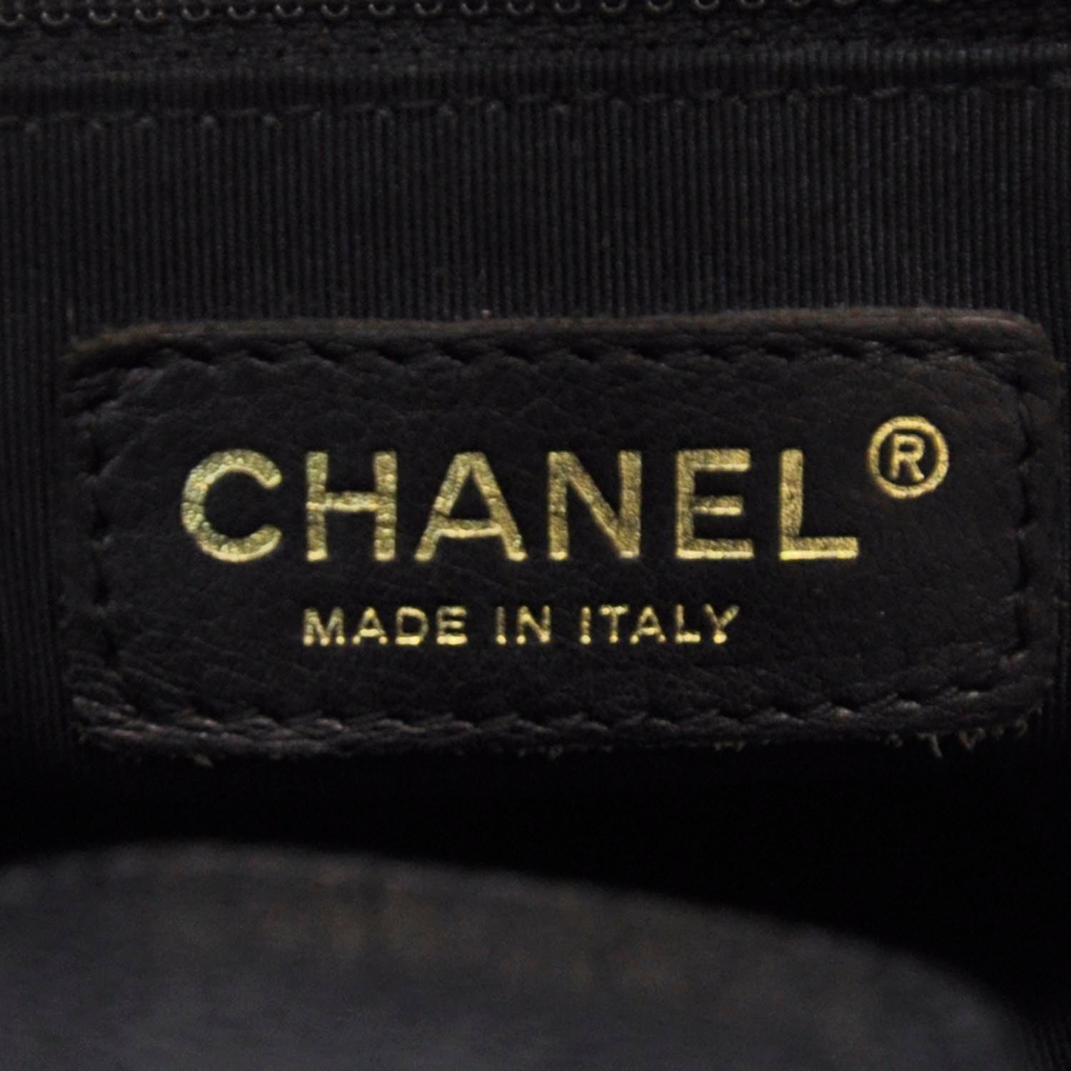 Chanel Caviar Petit Shopping Tote PST Black 7 of 9