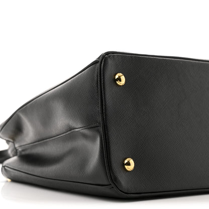 Prada Saffiano Lux Medium Tote Black 10 of 11