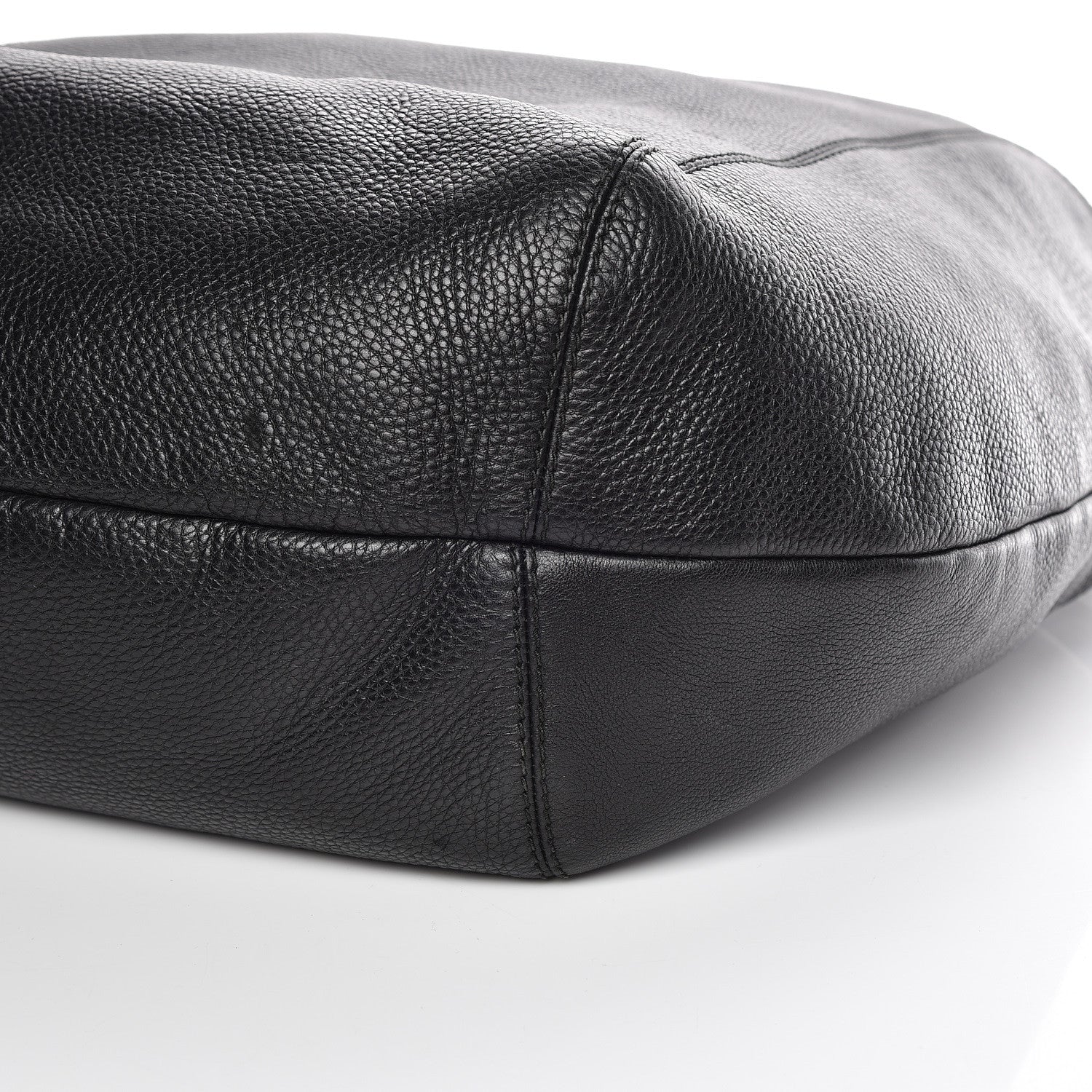 Gucci Calfskin Large Techno Horsebit Hobo Black 6 of 25