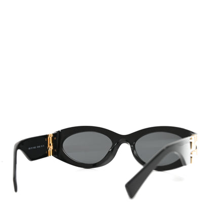Miu Miu Acetate Oval Glimpse Sunglasses SMU11W Black 4 of 7