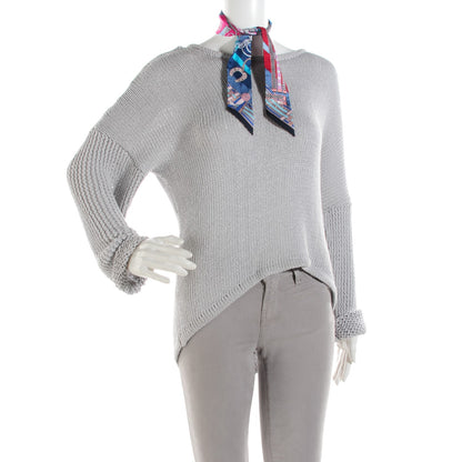 Hermes Silk Brides et Gris-Gris Twilly Marine Turquoise Rose 2 of 6