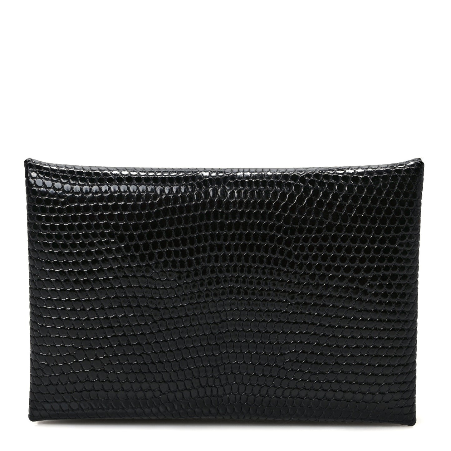 Lizard Calvi Card Case Black