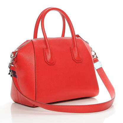 Givenchy Sugar Goatskin Small Antigona Medium Red 3 of 7