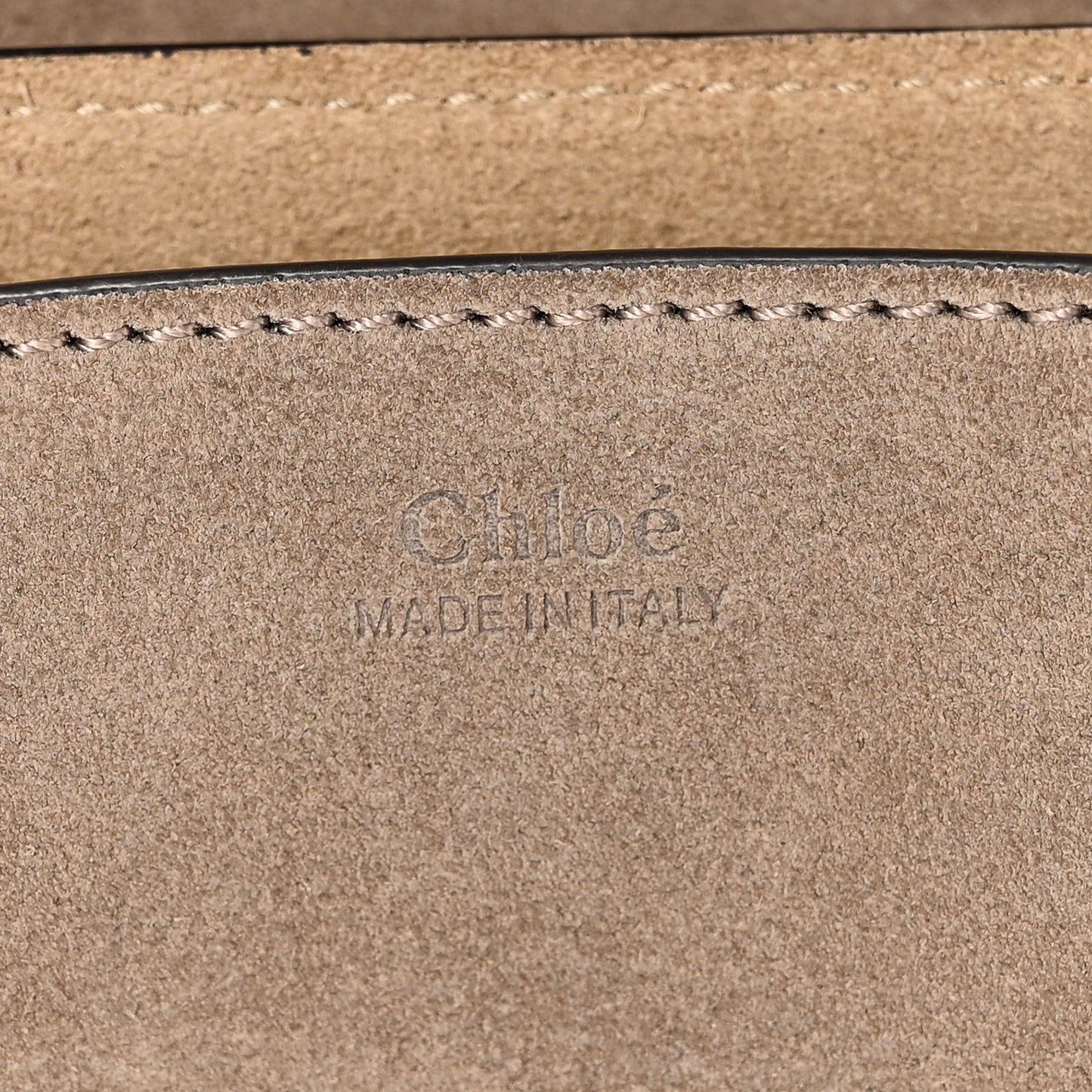 Suede Smooth Calfskin Drew Shoulder Bag Motty Grey