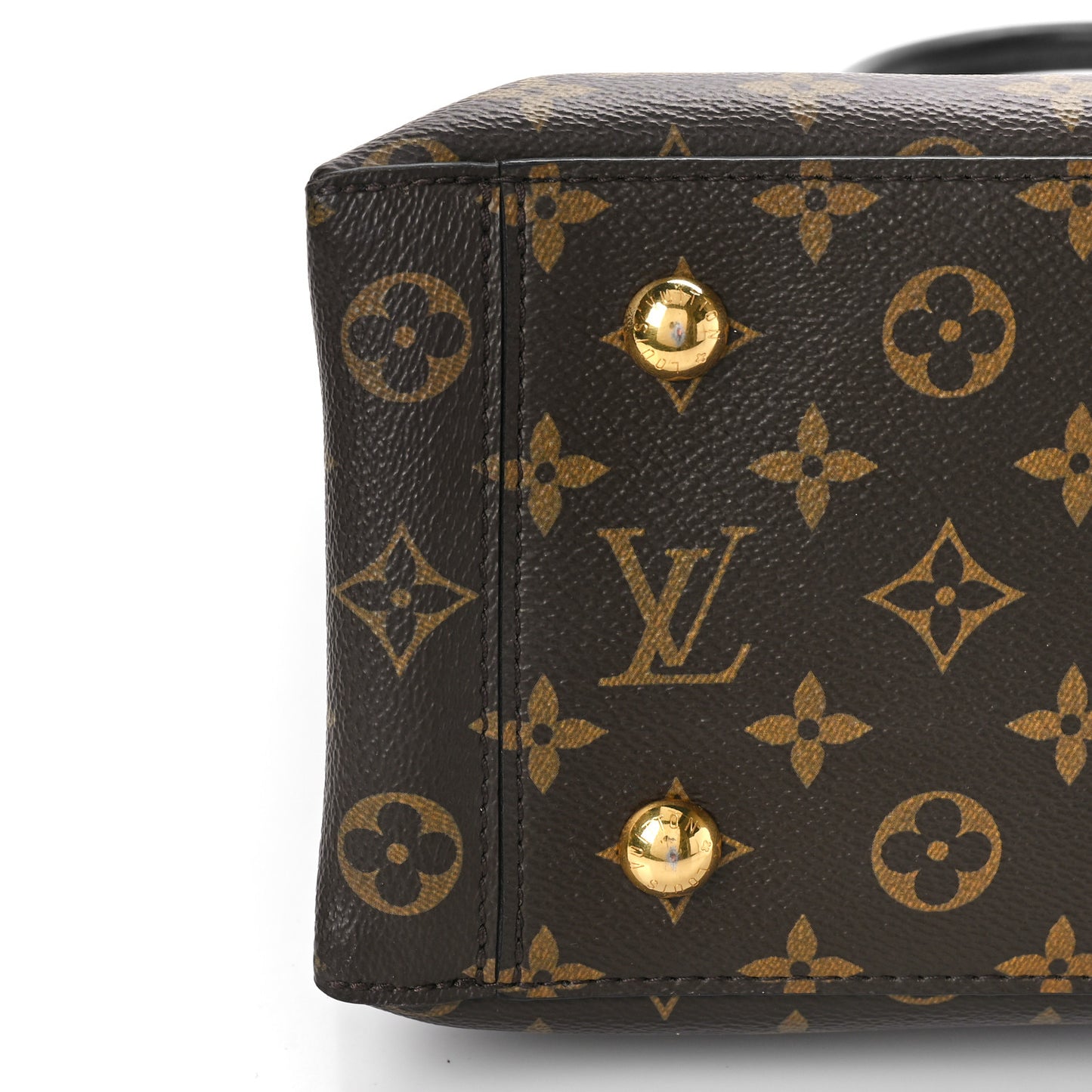 Monogram Flower Tote Black