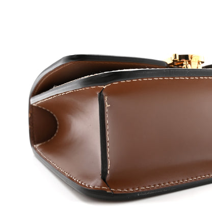 Burberry Canvas Calfskin Mini TB Bag Natural Malt Brown 8 of 9