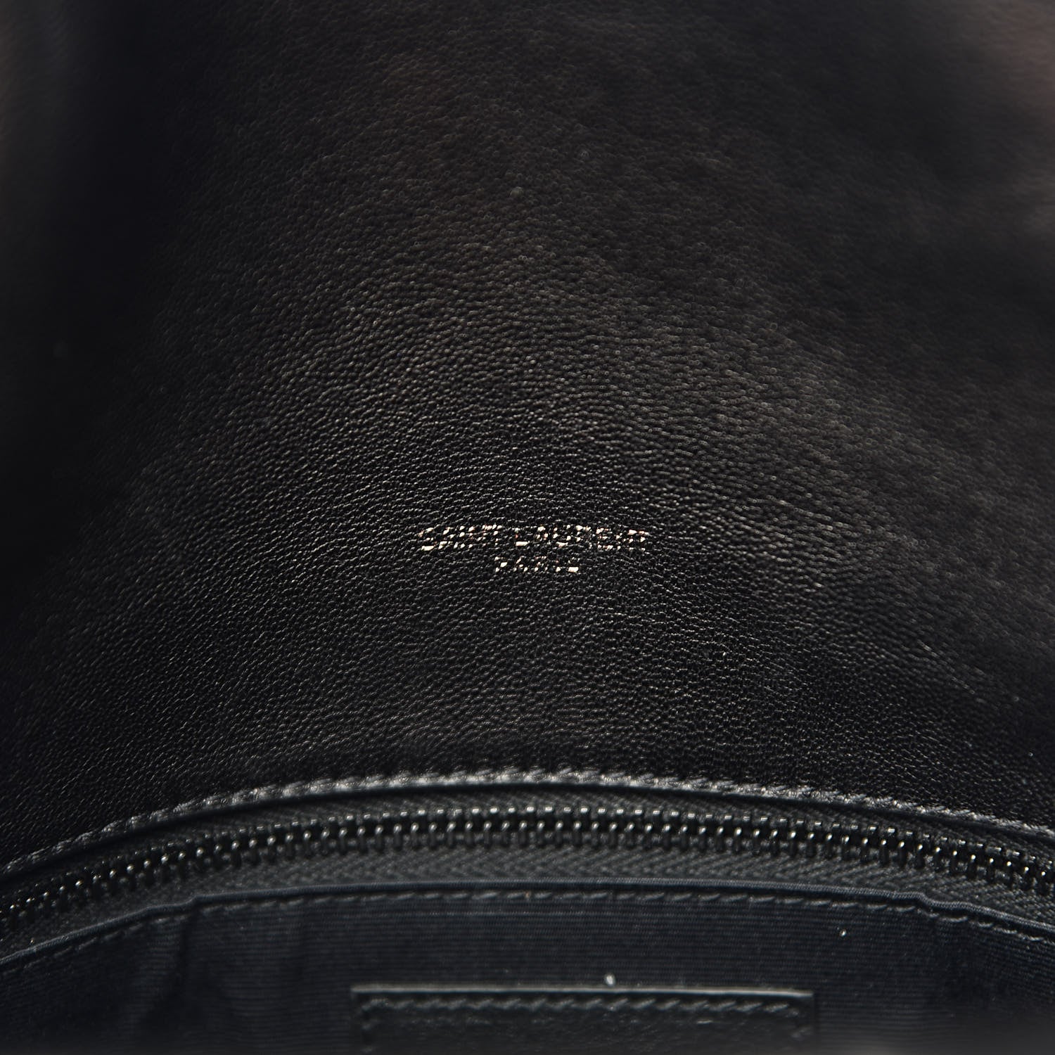 Saint Laurent Lambskin Quilted Medium Loulou Puffer Monogram Chain Satchel Black 7 of 11