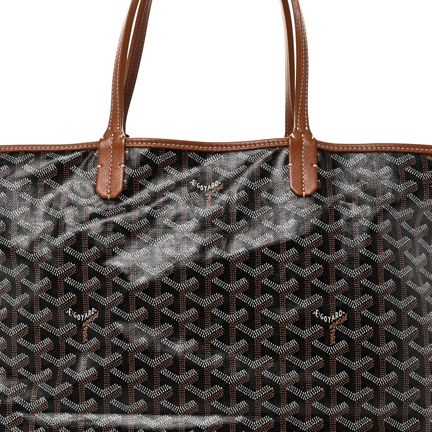 Goyard Goyardine Saint Louis PM Black Gold 9 of 11