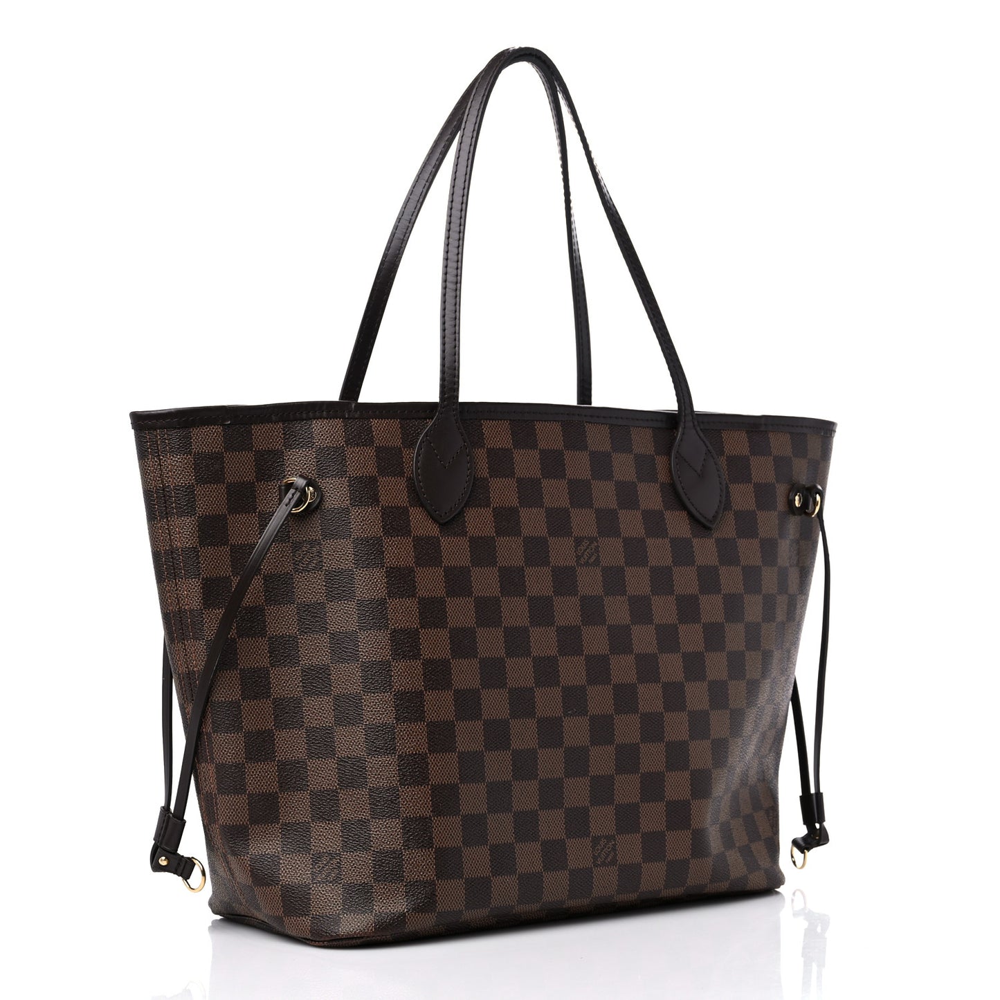 Damier Ebene Neo Neverfull MM Rose Ballerine