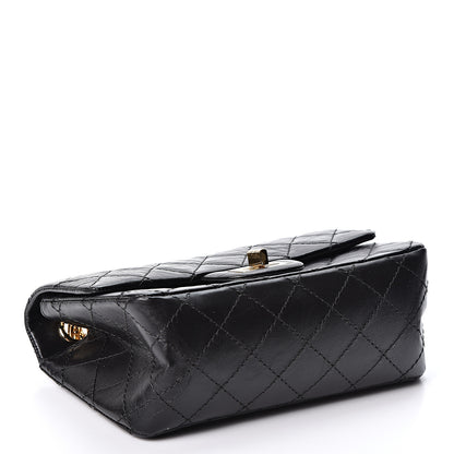 Chanel Aged Calfskin Quilted 2.55 Reissue Mini Flap Black 3 of 10