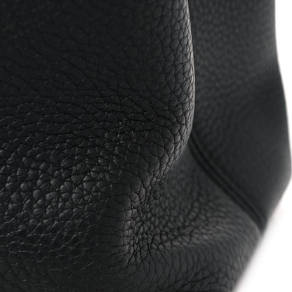 Louis Vuitton Taurillon Capucines GM Black 9 of 10