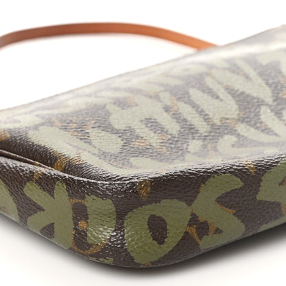 Louis Vuitton Monogram Graffiti Pochette Accessories Kaki 9 of 10