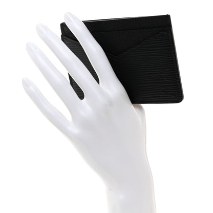 Louis Vuitton LOUIS VUITTON Epi Neo Porte-Cartes Card Holder Black 2 of 6