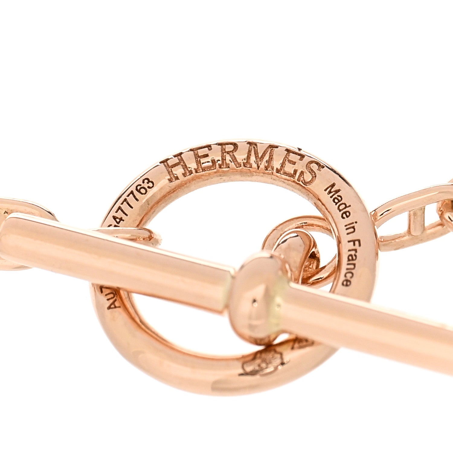 Hermes 18K Rose Gold TPM Farandole Bracelet XS 3 of 3
