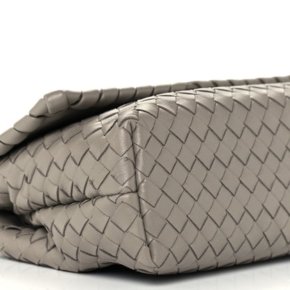 Bottega Veneta Nappa Intrecciato Baby Olimpia Shoulder Bag Limestone 9 of 10