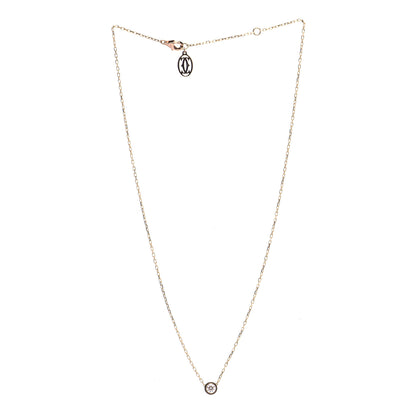 Cartier 18K Pink Gold Diamond LM D'Amour Pendant Necklace 2 of 3