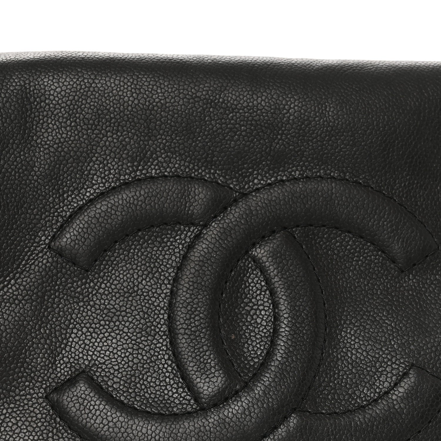 Chanel Caviar Half Moon Large Flap Black 7 of 9