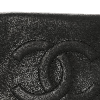 Chanel Caviar Half Moon Large Flap Black 7 of 9