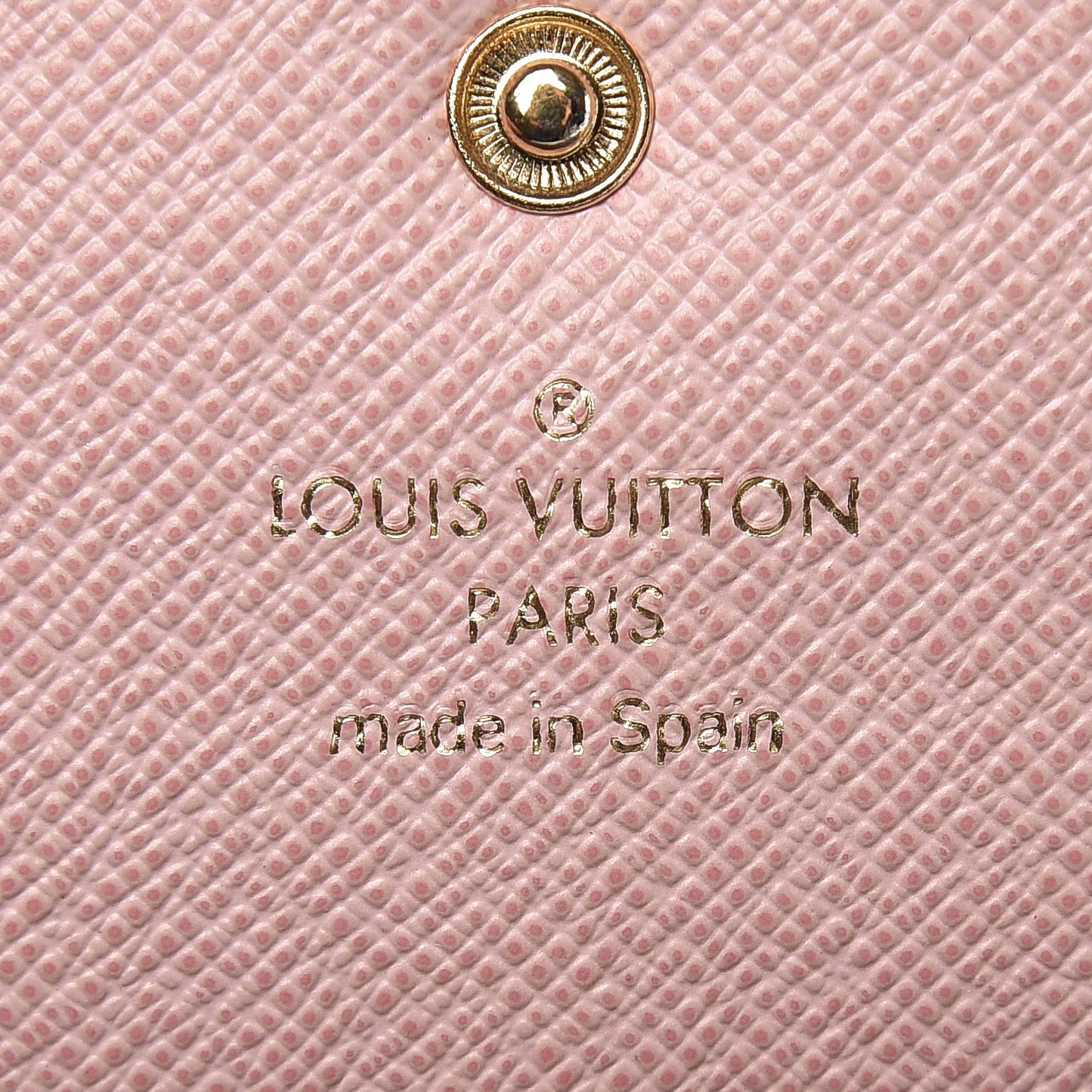 Monogram Emilie Wallet Rose Ballerine