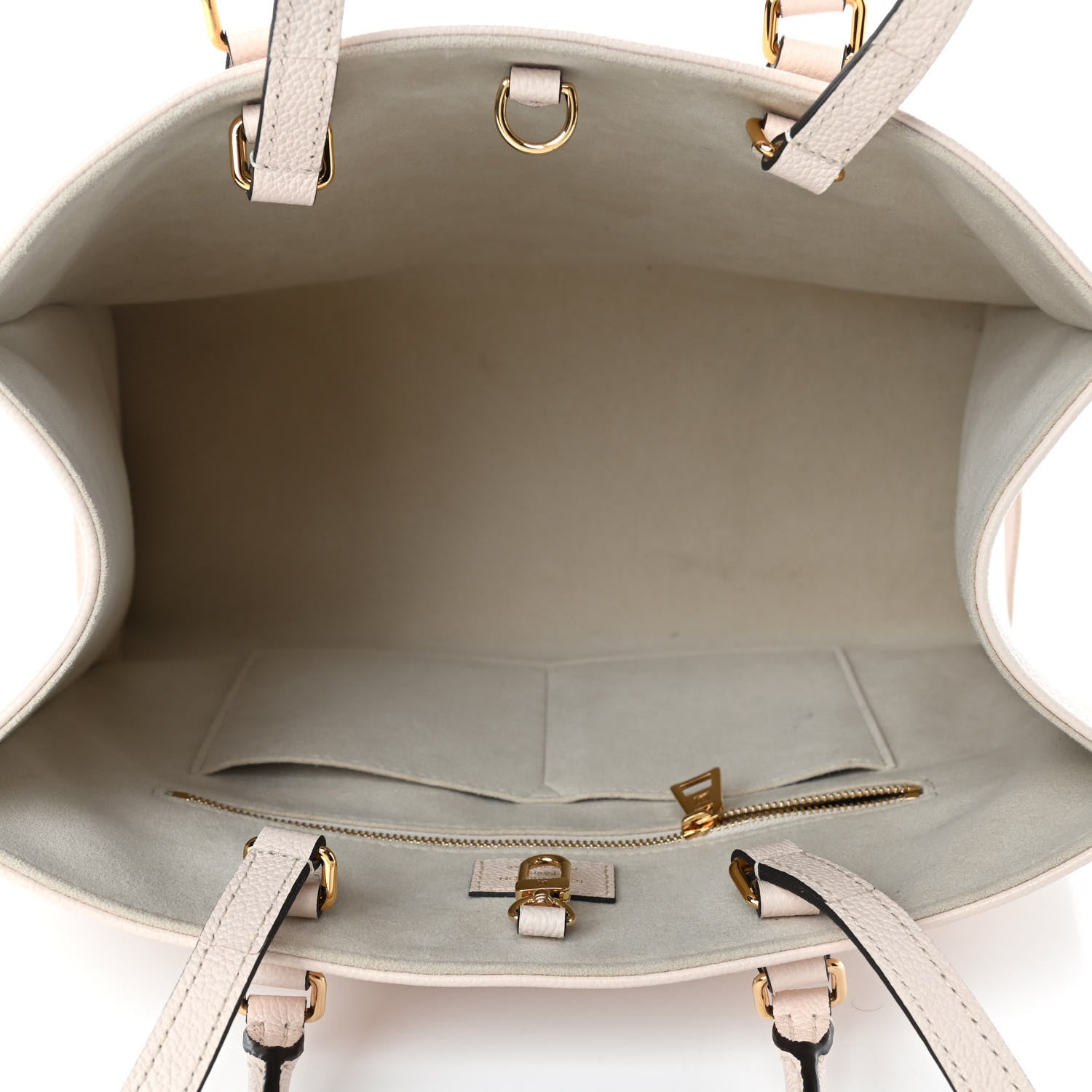 Louis Vuitton Empreinte Monogram Giant By The Pool Onthego MM Cream Saffron 4 of 4