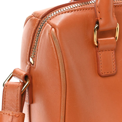 Saint Laurent Lambskin Classic Duffle Toy Orange 10 of 10