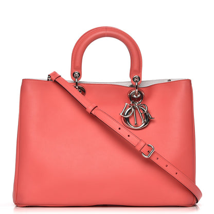 Christian Dior Smooth Calfskin Large Diorissimo Tote Light Coral 1 of 13