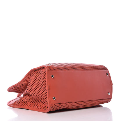 Chanel Calfskin Perforated Up In The Air Tote Red 4 of 10