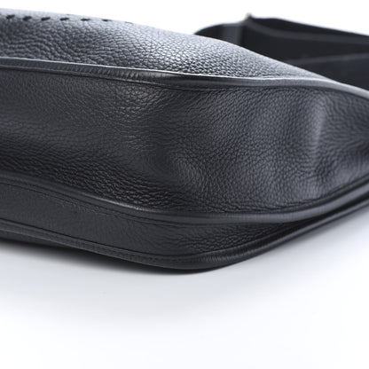 Hermes Taurillon Clemence Evelyne III GM Black 10 of 10