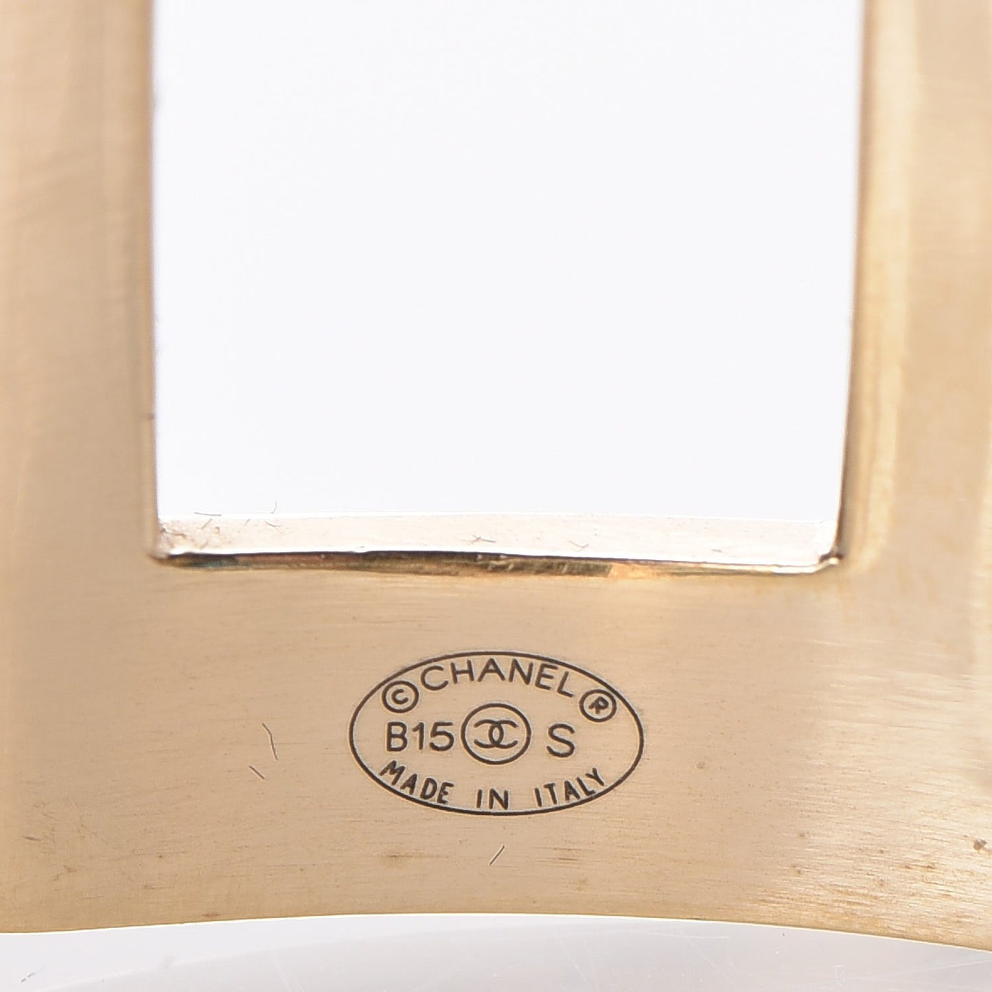 Metal Logo Cuff Gold