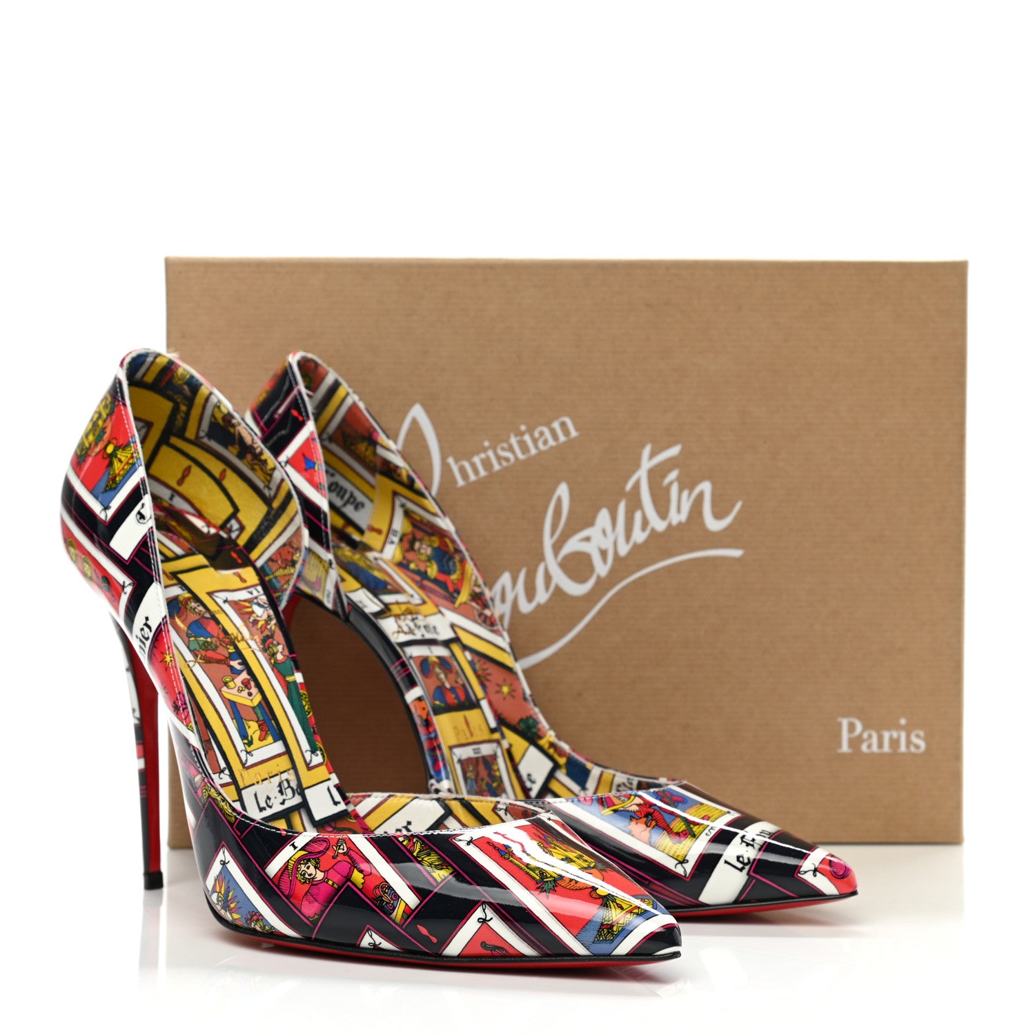 Christian Louboutin Patent Tarot Iriza 100 Pumps 41 Multicolor 10 of 10