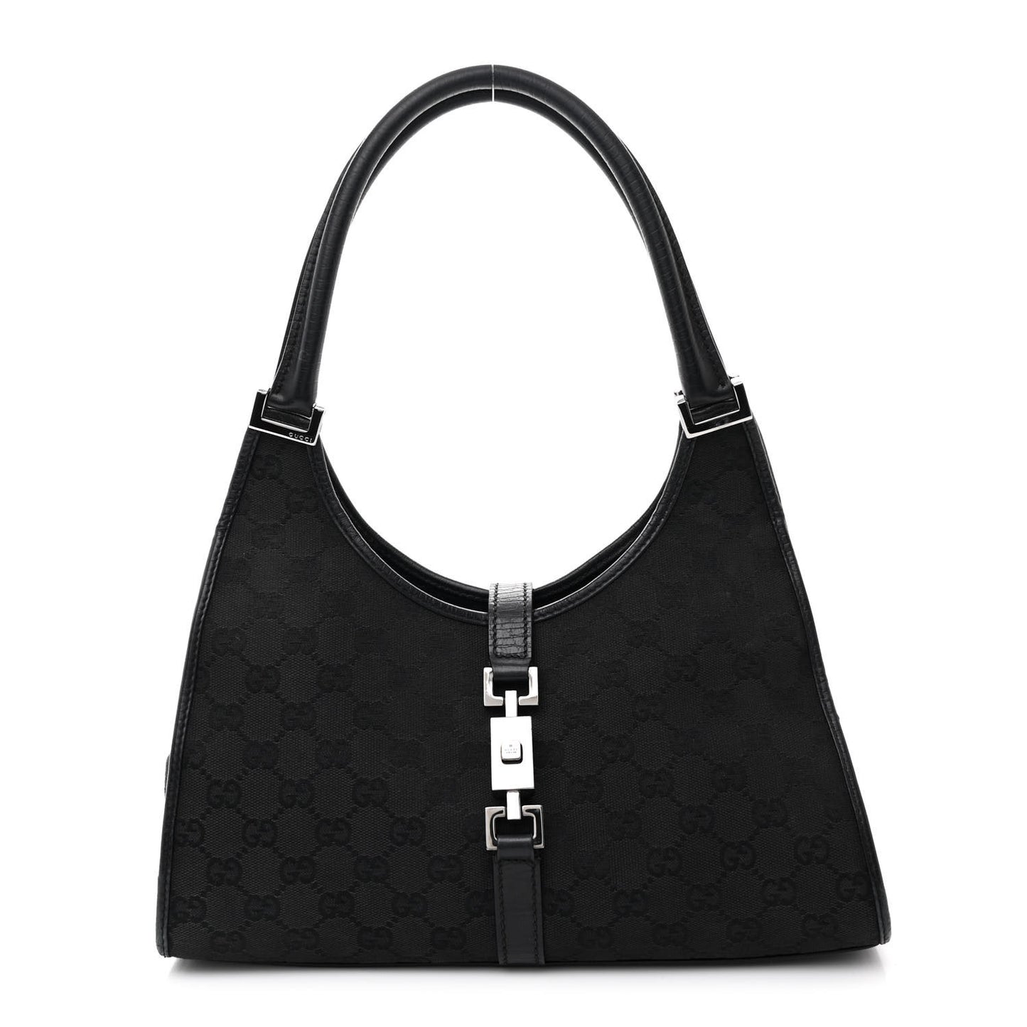 Monogram Jackie Shoulder Bag Black