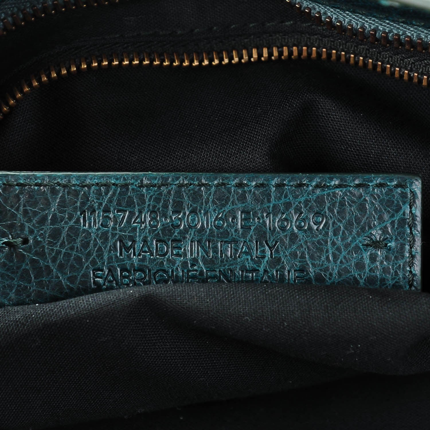 Balenciaga Agneau Classic Hardware City Vert Pinede 7 of 7