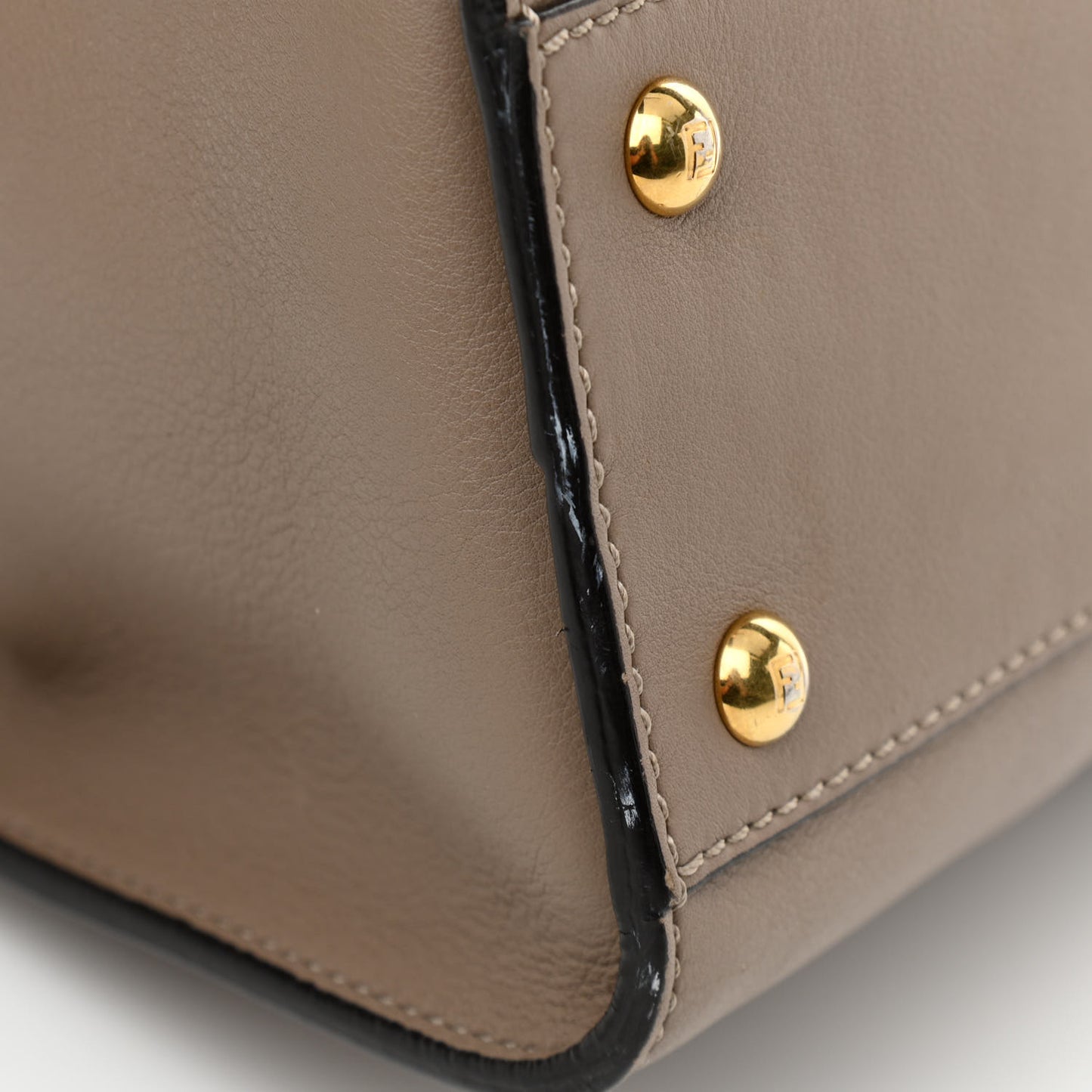 Vitello Seta Plexiglass Tortoise Medium Peekaboo Iconic Satchel Tortora