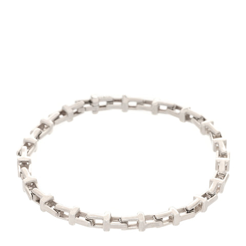 Sterling Silver T Link Chain Bracelet