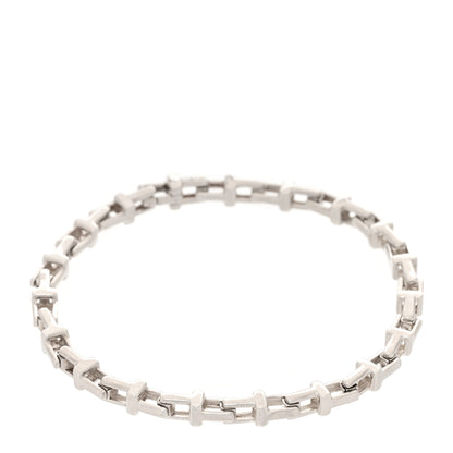 Tiffany Sterling Silver T Link Chain Bracelet 1 of 4