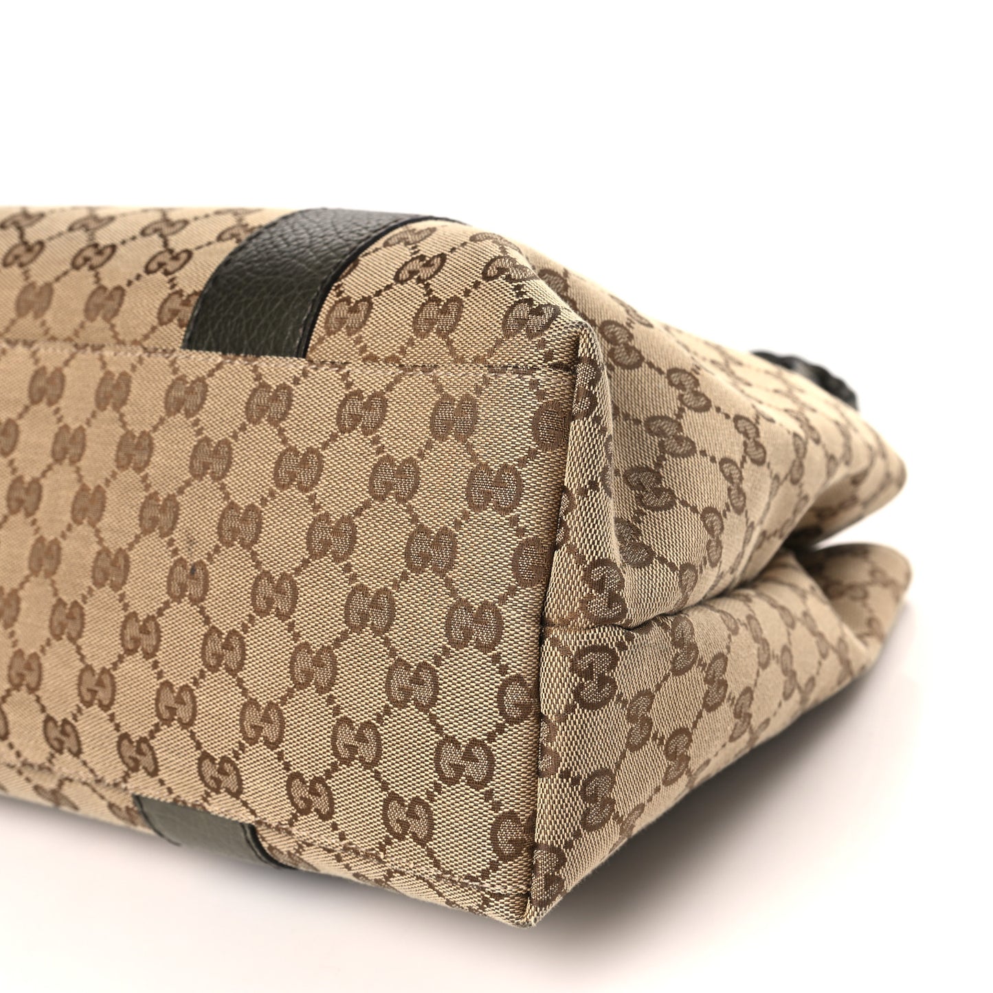 Monogram Bamboo Bar Medium Tote Olive