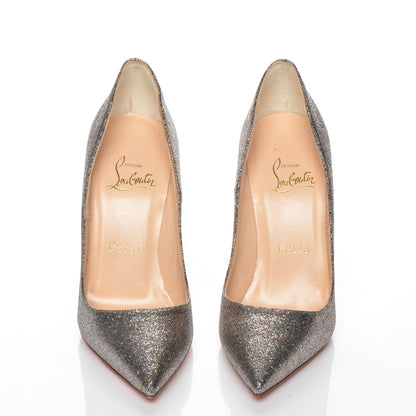 Christian Louboutin Mini Glitter So Kate 120 Pumps 35.5 Grenadine 2 of 7