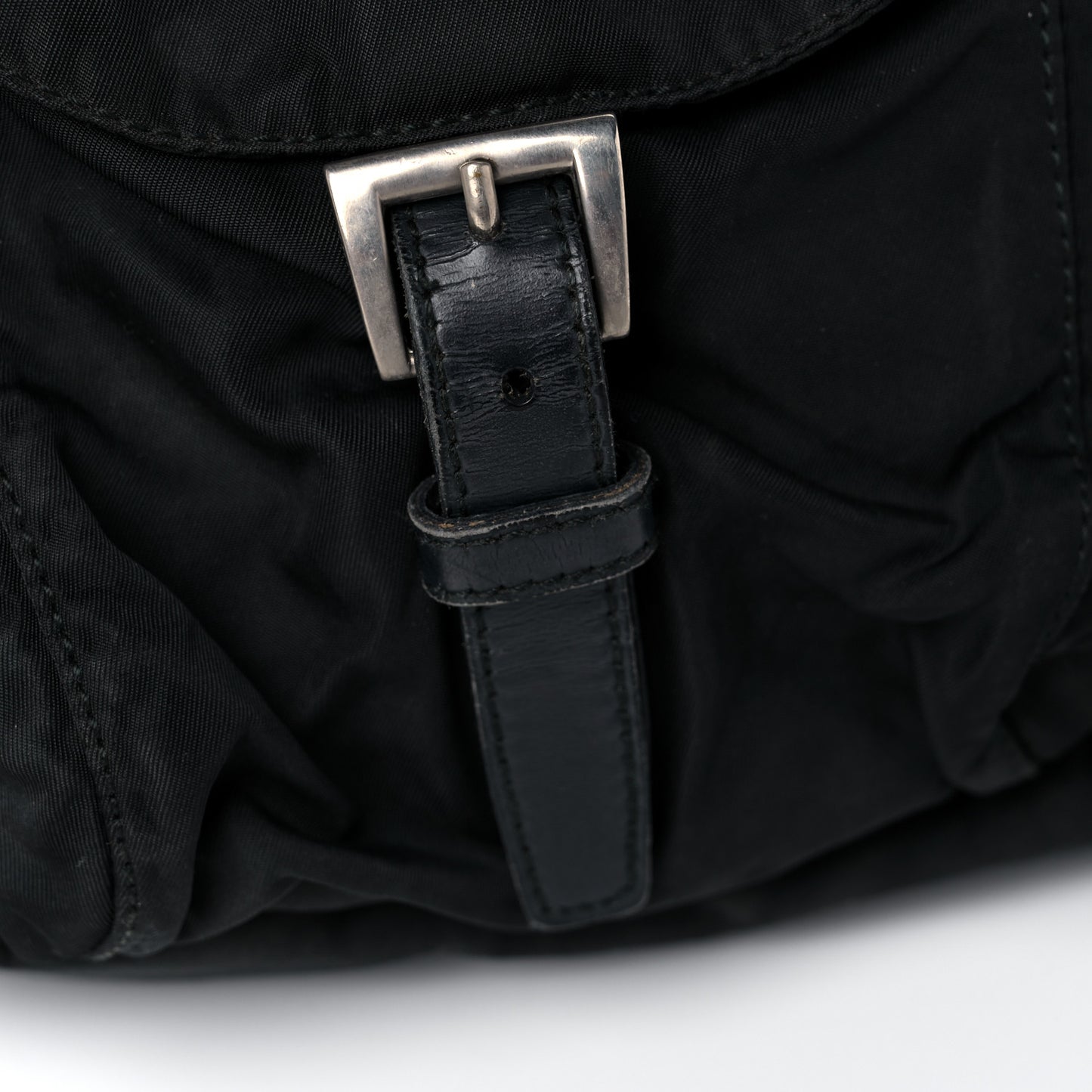 Nylon Vela Medium Backpack Black