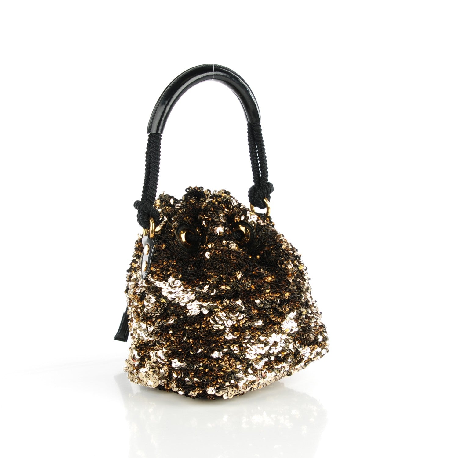 Louis Vuitton Sequin Mini Noe Rococo Gold 3 of 7