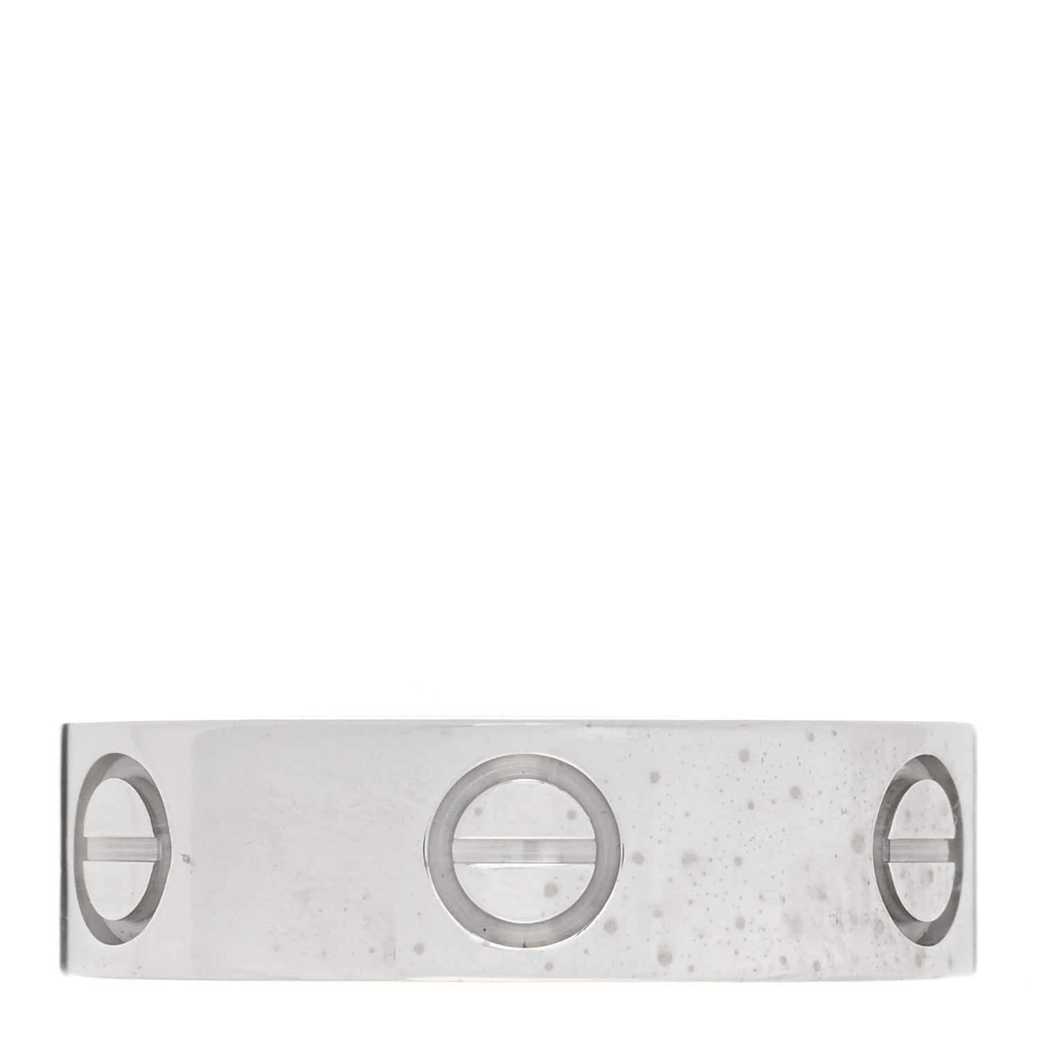 Cartier 18K White Gold 5.5mm LOVE Ring 53 6.25 3 of 5