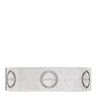 Cartier 18K White Gold 5.5mm LOVE Ring 53 6.25 3 of 5