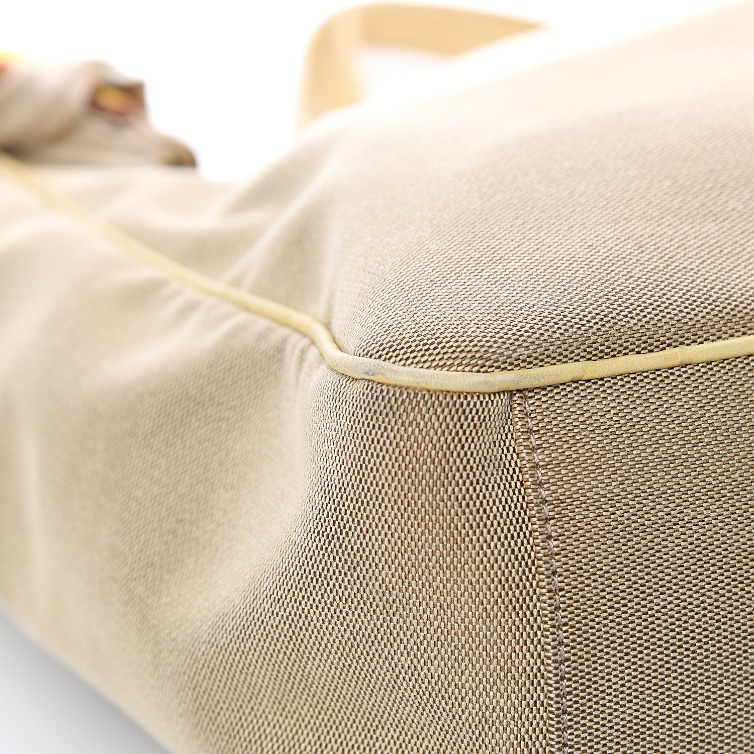 Gucci Canvas Guccissima Large Positano Tote Beige 7 of 12