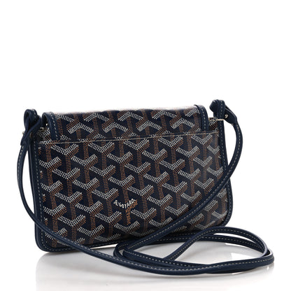 Goyard Goyardine Plumet Wallet Clutch Navy Navy 2 of 12