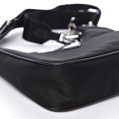 Prada Nylon Re-Edition 2005 Shoulder Bag Black 8 of 9