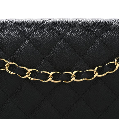 Chanel Caviar Quilted Maxi Double Flap Black 8 of 10