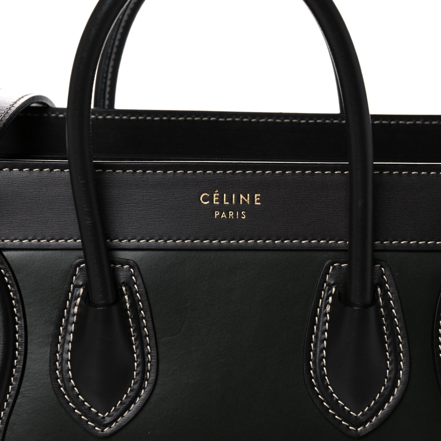 Celine Satin Calfskin Nano Tri-Color Luggage Light Emerald 6 of 13