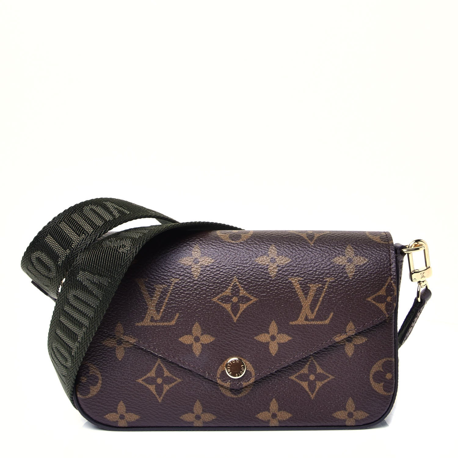 Louis Vuitton Monogram Felicie Strap & Go Kaki 1 of 3