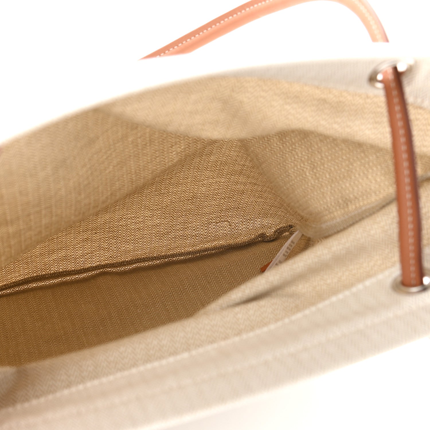 Hermes Canvas Swift Aline Grooming Bag Gold 5 of 12
