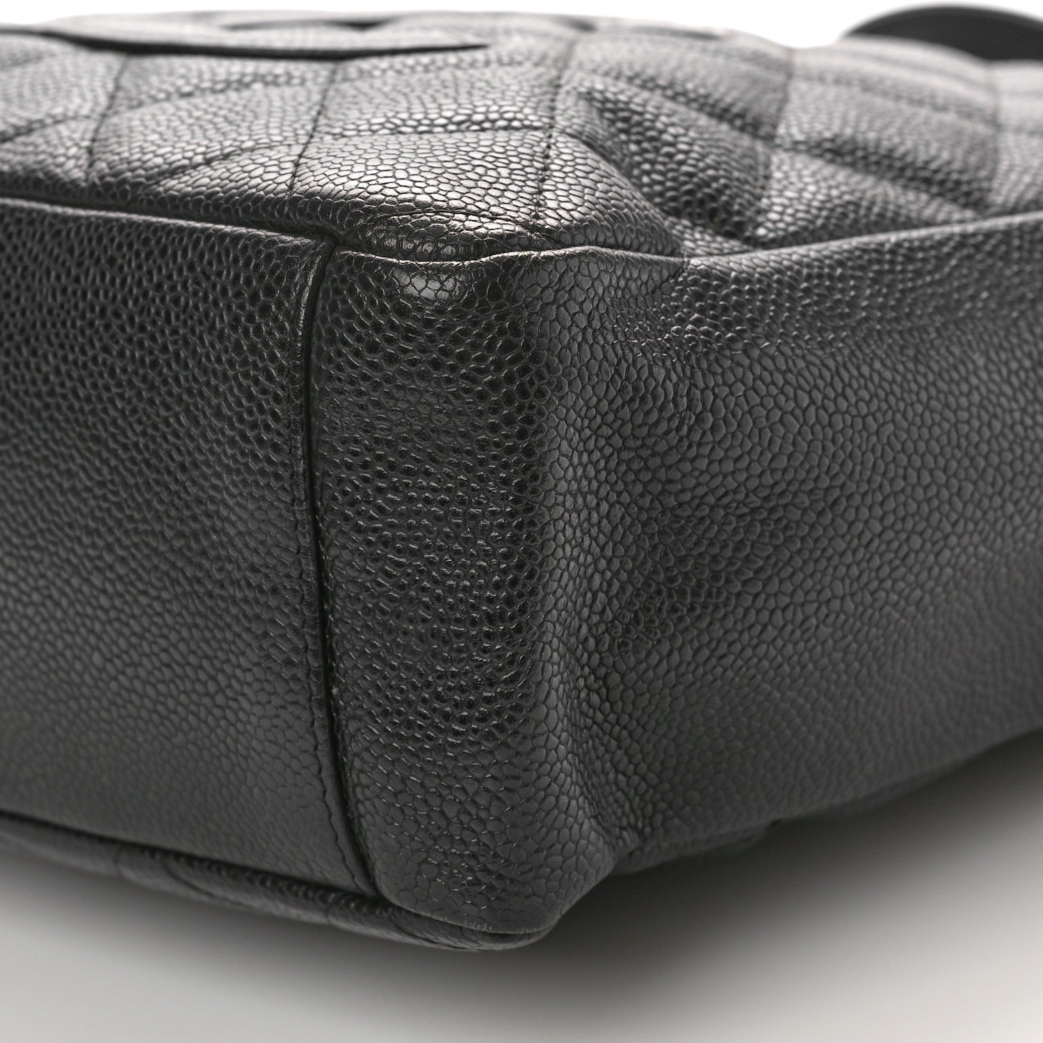 Chanel Caviar Quilted Petit Shopping Tote PST Black 10 of 13