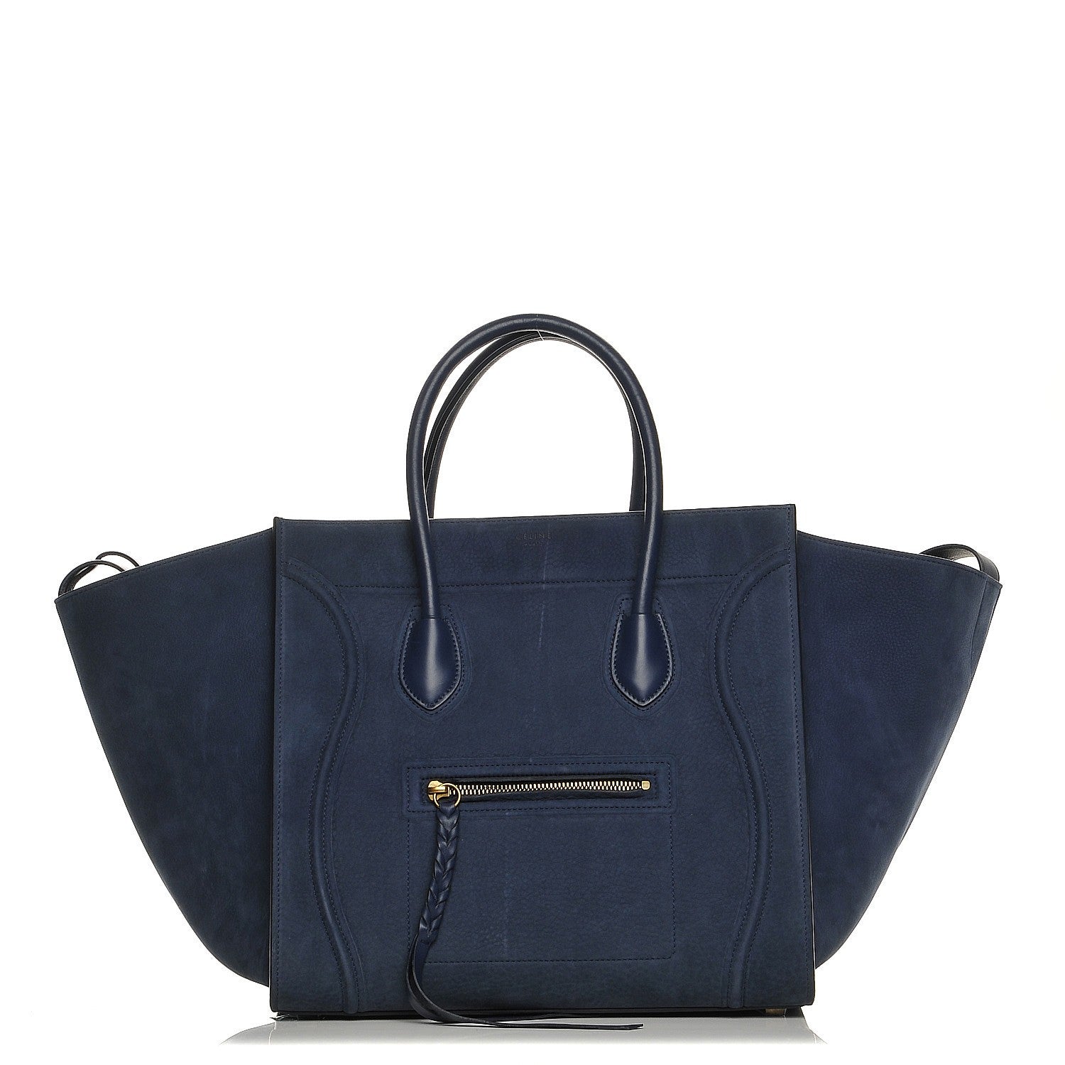 Celine Nubuck Calfskin Medium Phantom Luggage Navy 1 of 8